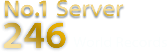 number one server 246 world records